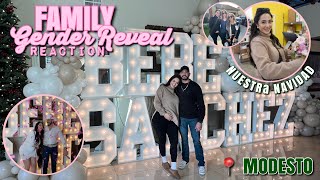 ASI REACCIONÓ LA FAMILIA (Gender Reveal) || NUESTRO NAVIDAD