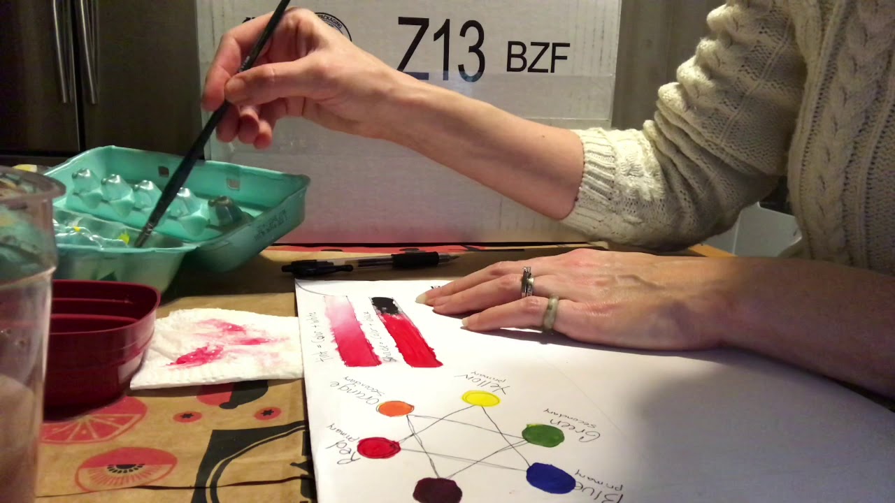 Acrylic Paint Tints & Shades YouTube
