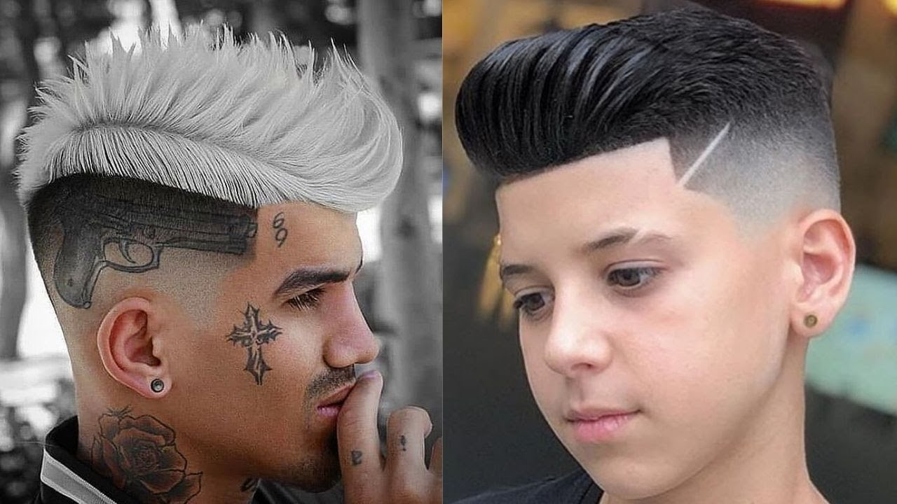 estilos de corte degrade masculino