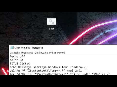 Ciscenje bulk fajlova u Windowsu