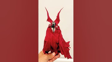 McFarlane Toys SPAWN with custom cape #spawn #toddmcfarlane #forgeknight #kingspawn