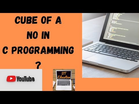 C program to find cube of a no using Function| User-defined function |Smith Tuscano