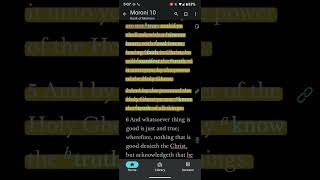 quick demo for my sister how to use LDS Gospel Library app screenshot 3