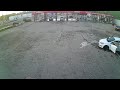В Туле Škoda опрокинулась на мойке: момент ДТП попал на видео