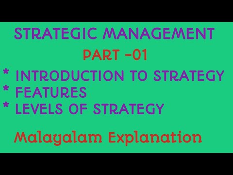 Strategic Management |PART 01 |Malayalam
