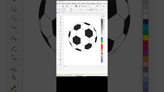 Coreldraw tutorial | how to make football in coreldraw | fisheye | # coreldraw #coreldrawtricks