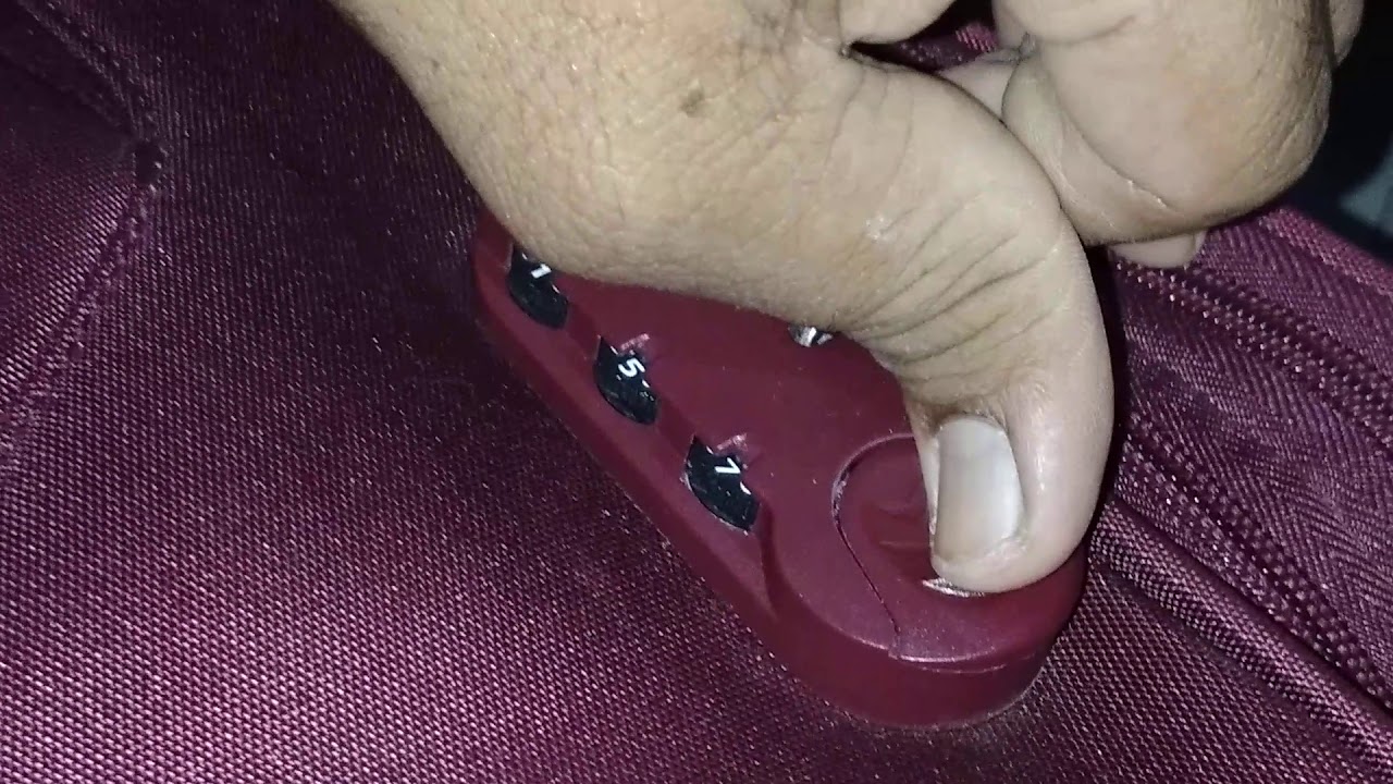 How to unlock any trolley bag. YouTube