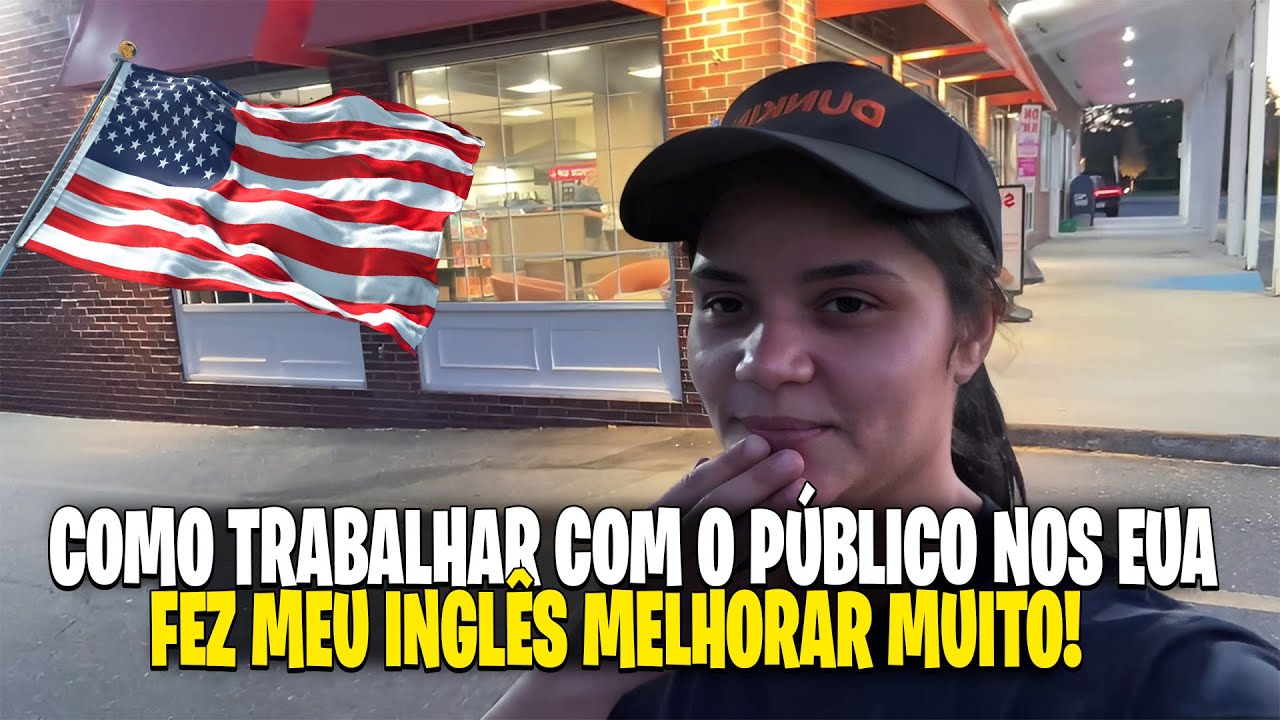 COMECEI A TRABALHAR COM O PÚBLICO E MEU INGLÊS NUNCA EVOLUIU TÃO RÁPIDO! ✨🇺🇸