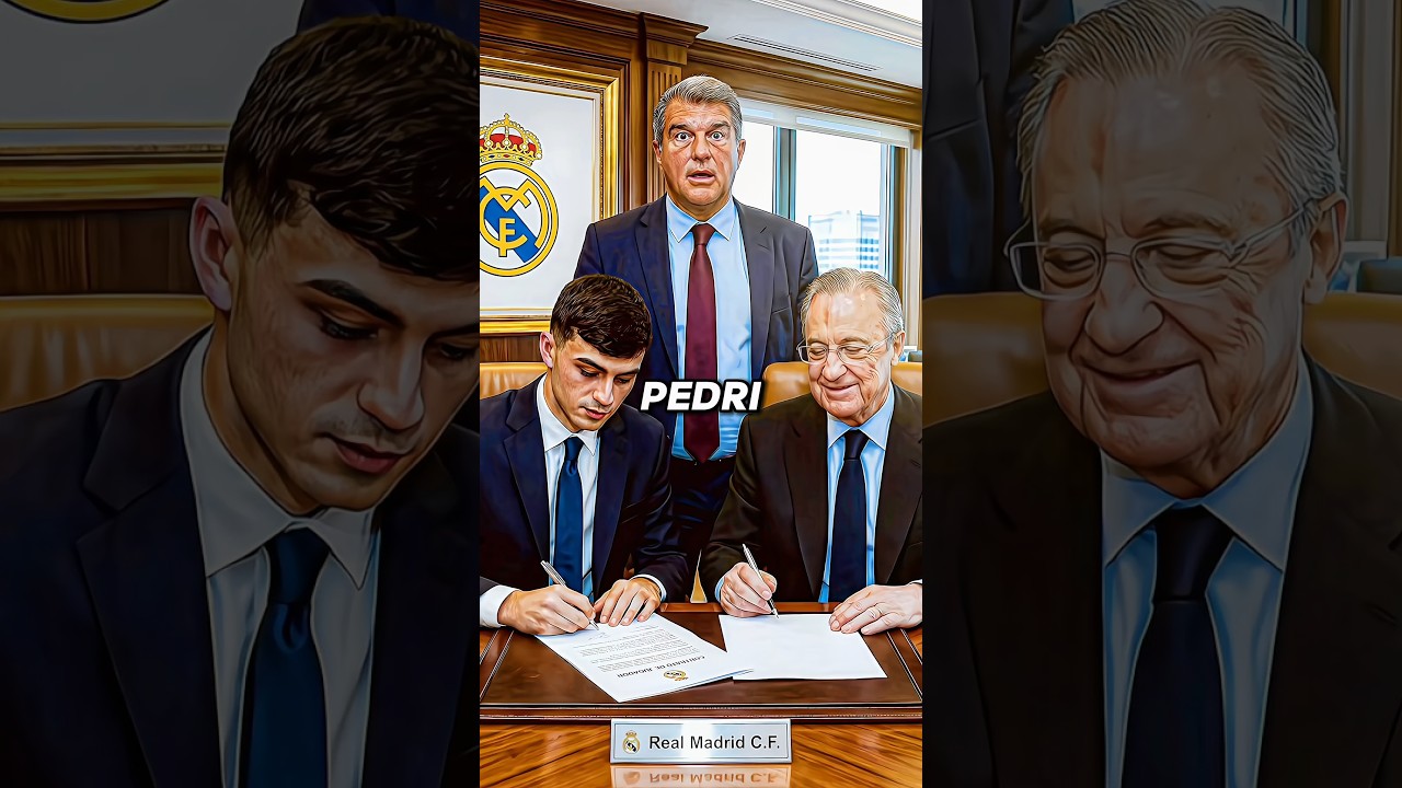 Pedri's Reaction after Madrid joining transfer rumours🤣☠️