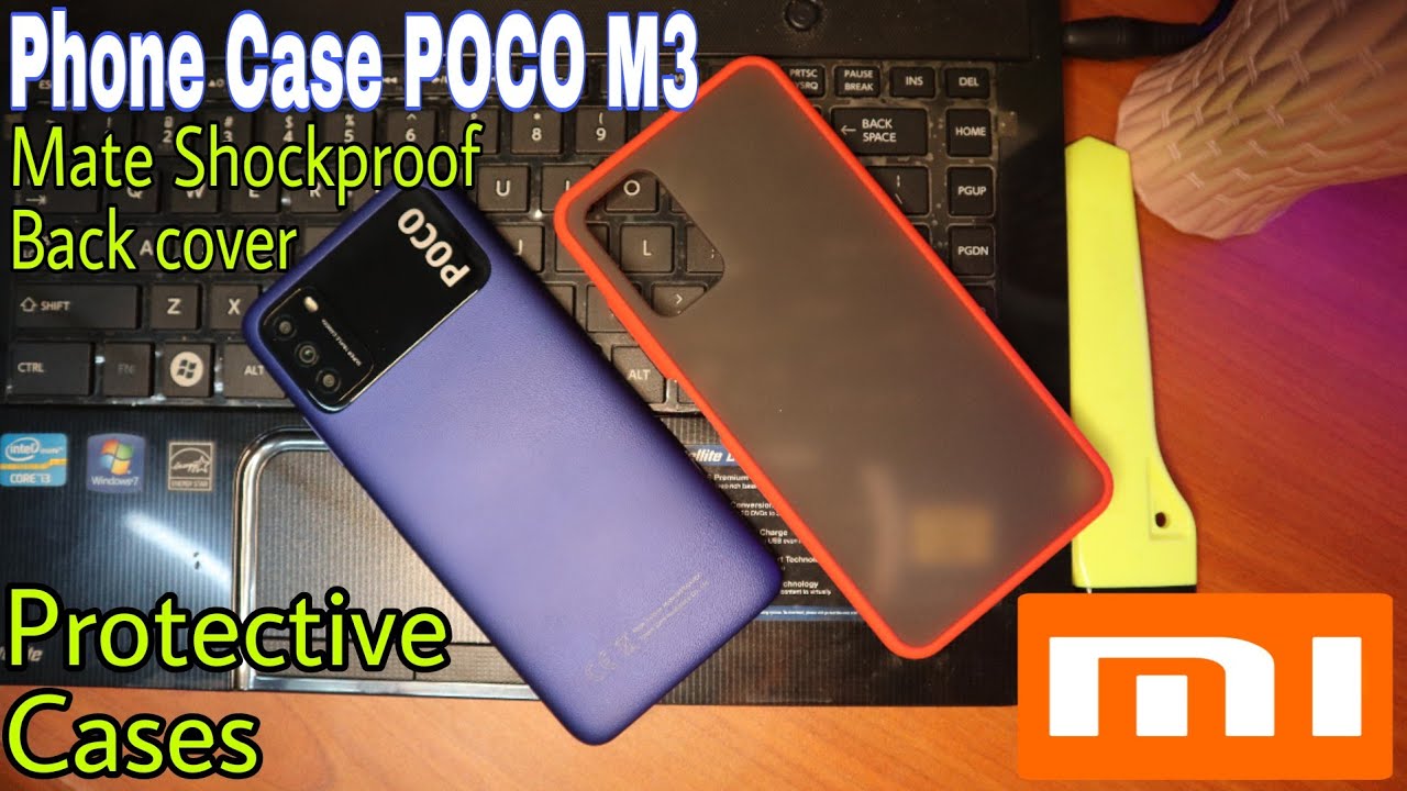 Phone Case For Xiaomi POCO M3 Matte Shockproof Back Cover Protective Cases YouTube