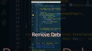 Celebrity How to remove debug banner? Wealth