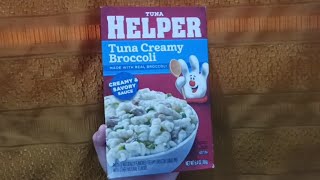 Reviewing Tuna Helper Tuna Creamy Broccoli (Price Rp86,000 at Farmers Market - Made in USA)