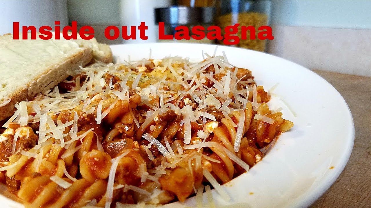 Lasagna Inside Inside Out Lasagna | How to Make Lasagna - YouTube