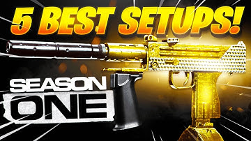 TOP 5 *BEST* CLASS SETUPS in WARZONE SEASON 1... 😍 (Cold War Warzone)