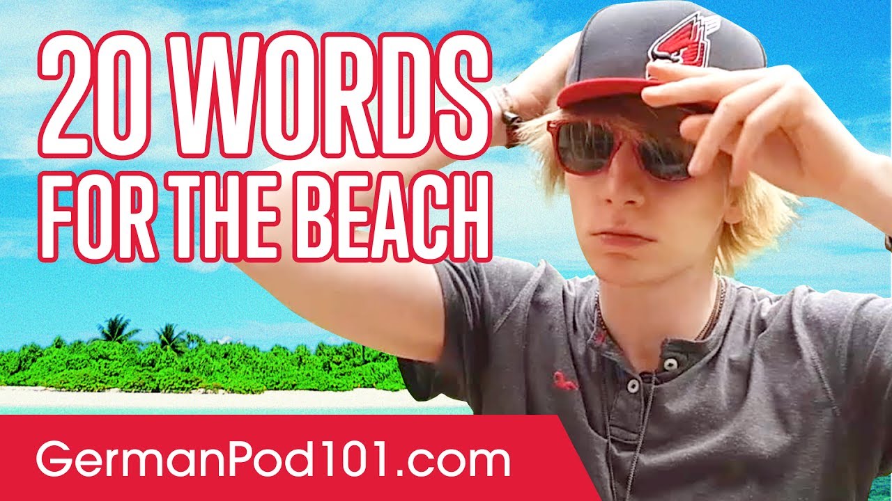 ⁣Learn the 20 Words You'll Need For The Beach!