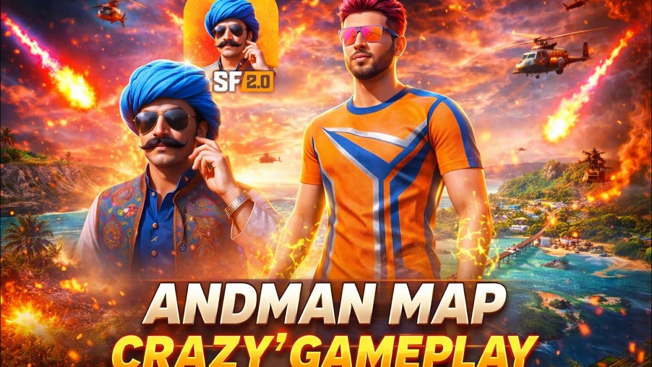 Scarfall 2.0 Andaman Map Crazy Fight🥵 Gameplay !! | 