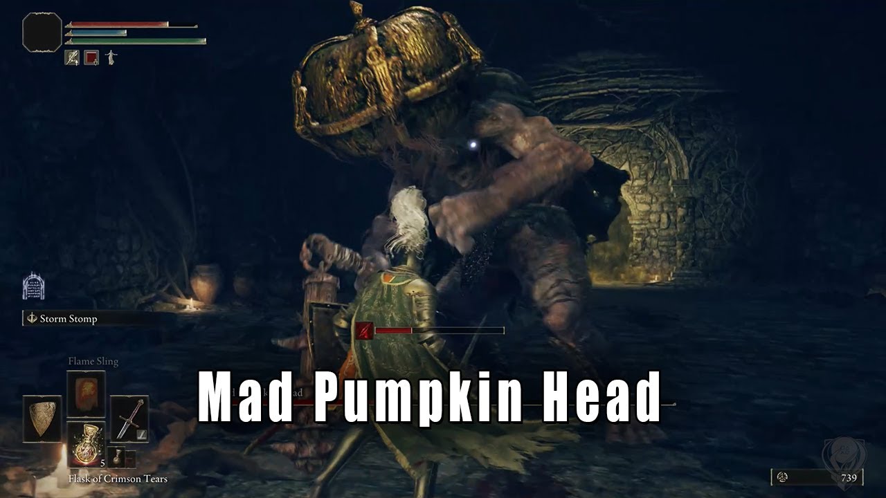 Elden Ring Mad Pumpkin Head Boss Fight YouTube