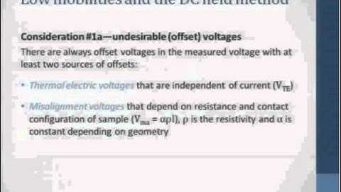 AC Field Hall Effect Measurement Pt. 1
