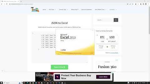 JSON to Excel - How To Convert JSON to Excel or CSV?