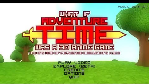 What if "Adventure Time" was a 3D Anime Game Part 1