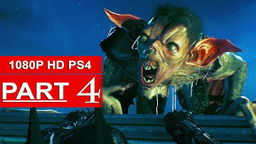 Batman Arkham Knight Gameplay Walkthrough Part 4 [1080p HD PS4] Scary Creature! - No Commentary