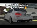 BMW M5 Badge tutorial Car Parking Multiplayer