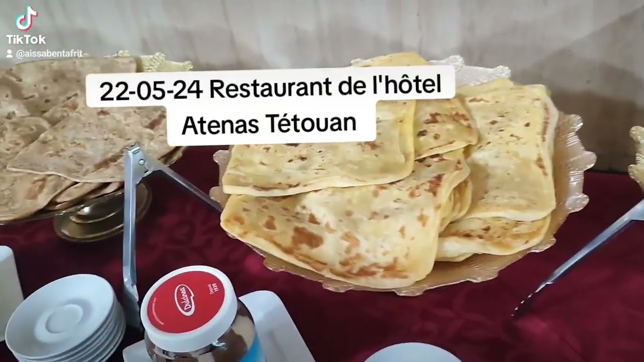 Restaurant de l'hôtel Atenas Tétouan. 22-05-2024.