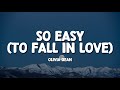 Olivia Dean So Easy To Fall In Love Lyrics 