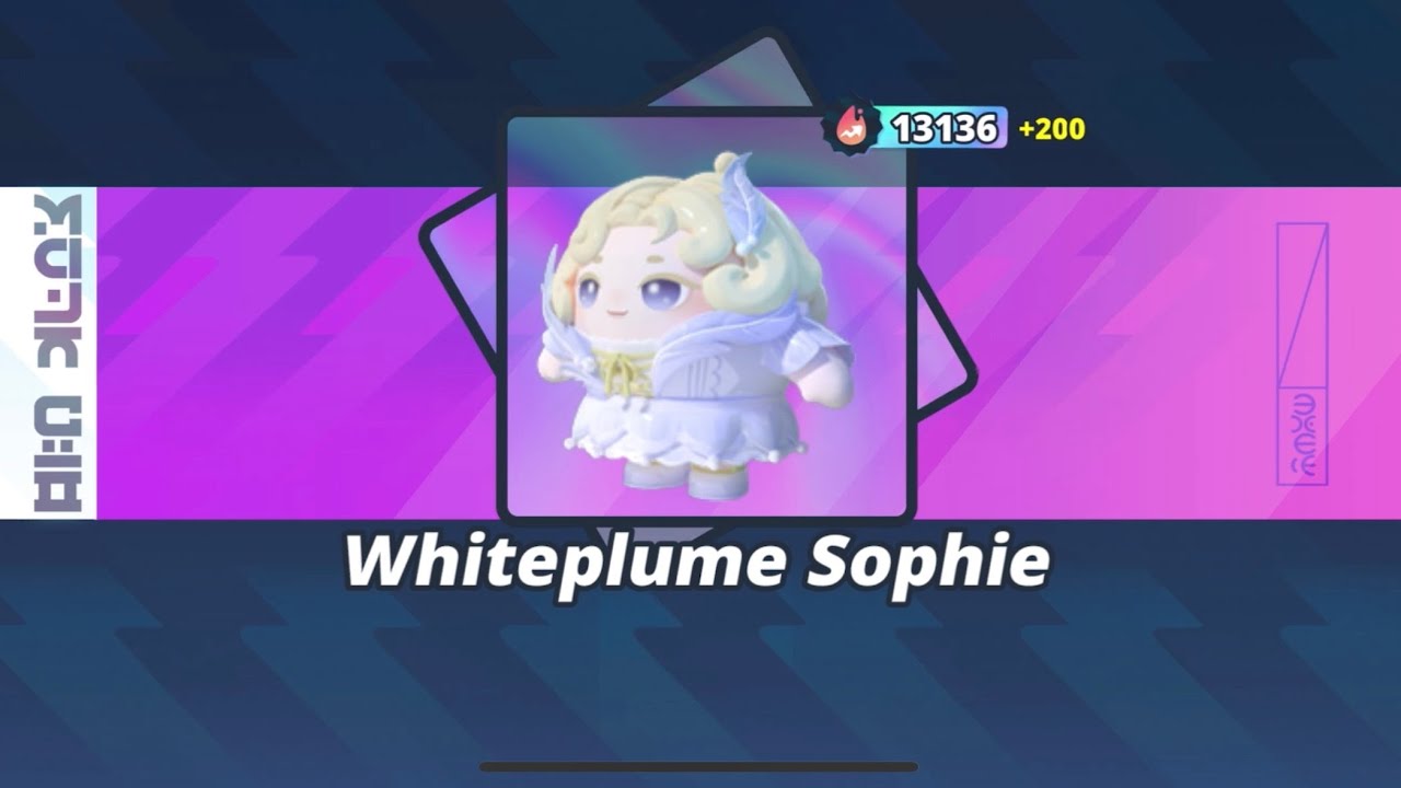 Eggy Party Gacha: Whiteplume Sophie