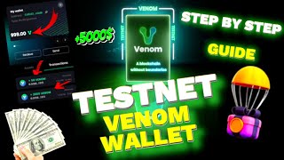 Venom Blockchain Testnet GUIDE | Venom Wallet tutorial | how to claim Venom Token & Venom NFT screenshot 5