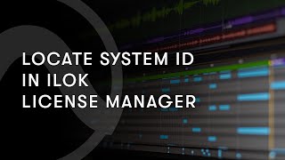 Locate System ID in iLok License Manager screenshot 2