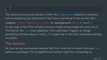 How to Keep Your SwiftUI List in Sync with Filtered Data Using Timers