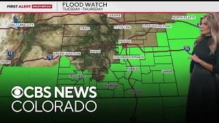 Heavy rain heading for Colorado, flooding concerns high