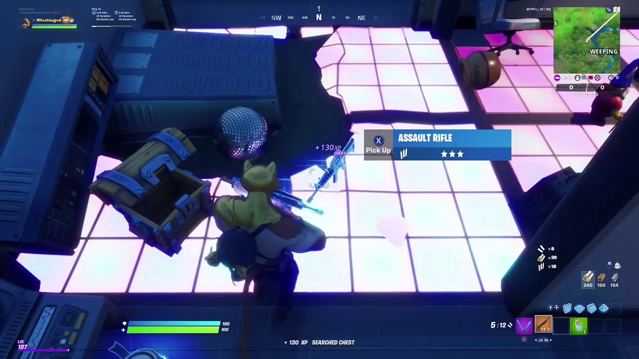 Fortnite Secret Challenge *15000 XP!* Deadpool’s House Weeping Woods