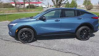 Cindy's new 2024 Buick Envista ST in Ocean blue from Jones Buick