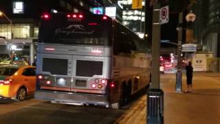 Greyhound prevost x3-45 to new york city going through downtown
toronto