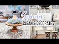 SPRING CLEAN AND DECORATE WITH ME | SIMPLE MODERN FARMHOUSE DECOR | SPRING DECOR INSPIRATION