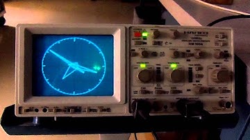Oscilloscope Clock