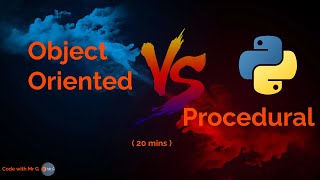 OOP vs Procedural programming (Python best practices)