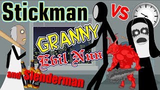 Stickman mentalist. Granny, Slenderman and Evil Nun