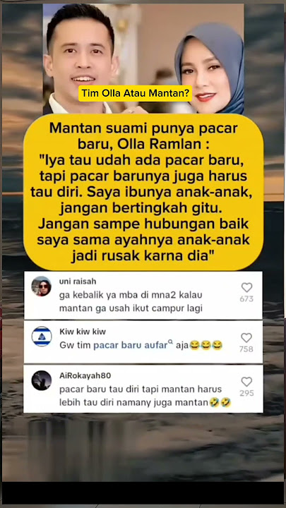 olla ramlan dengan pacar baru suaminya debat #ollaramlan