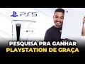 Playstation 5 de graa  no caia nesse golpe de ganhar playstation respondendo pesquisa