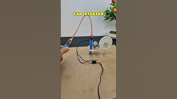car starter | #dcmotor #dcman #teach #experiment #techexperiments #car #carstart