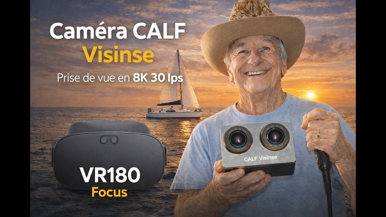 VR180 3D - Caméra CALF Visinse - 8K 30 Ips - YouTube