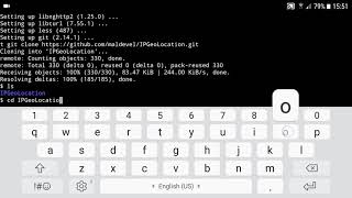 Android   Installing IPGeoLocation and Trace IP Location Termux