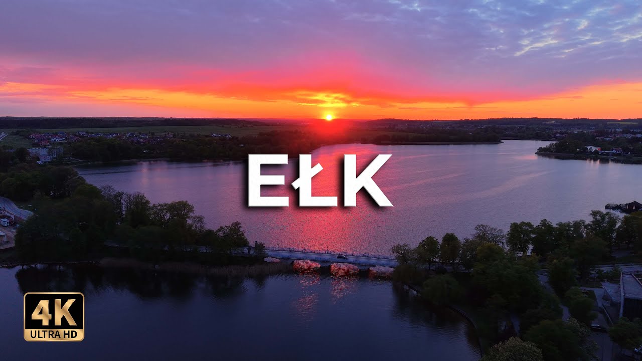 Lełk от птичьего глаза Masuria 2025 | Исцеление города ™ [4K] Польша