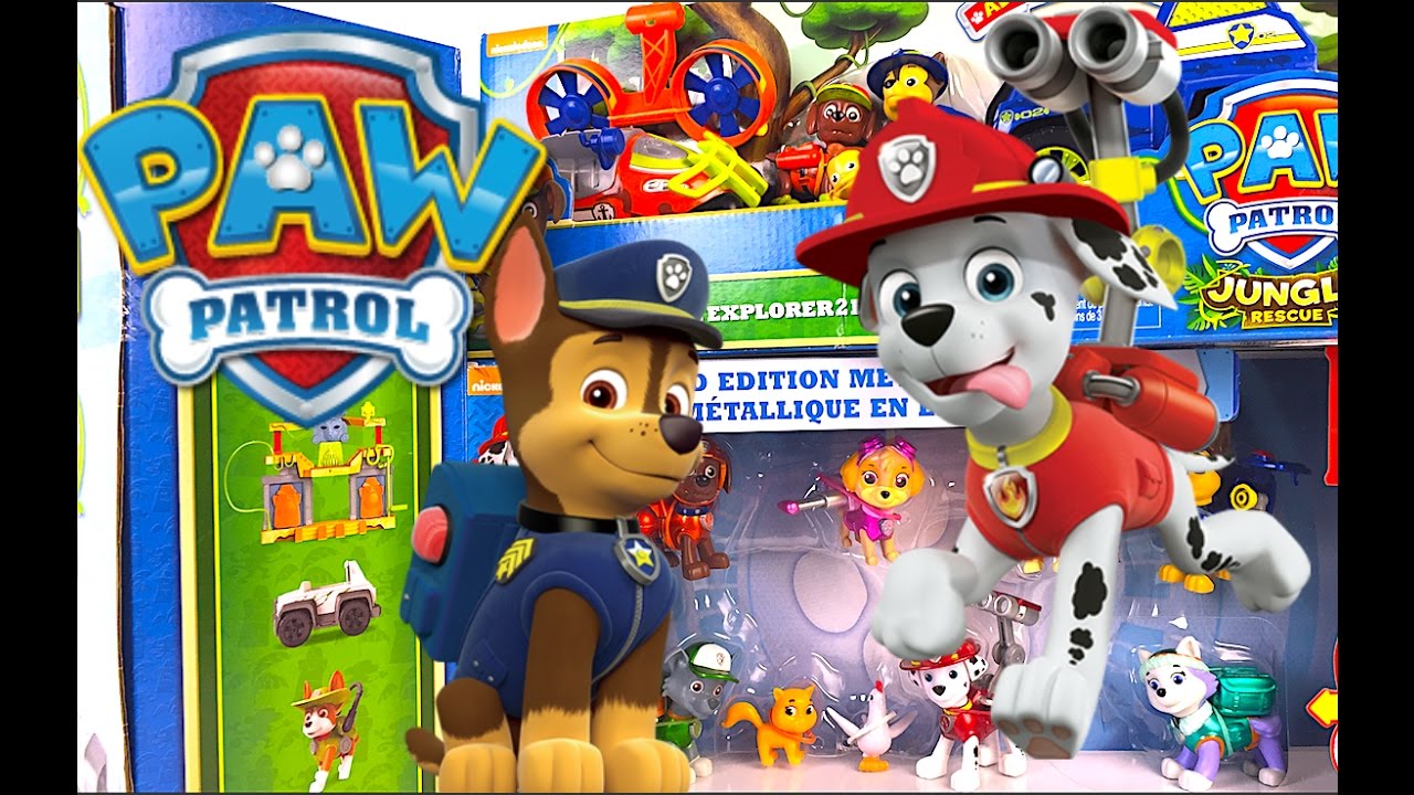 PAW PATROL COLLECTION METALLIC SERIES ACTION PACK PUPS MONKEY