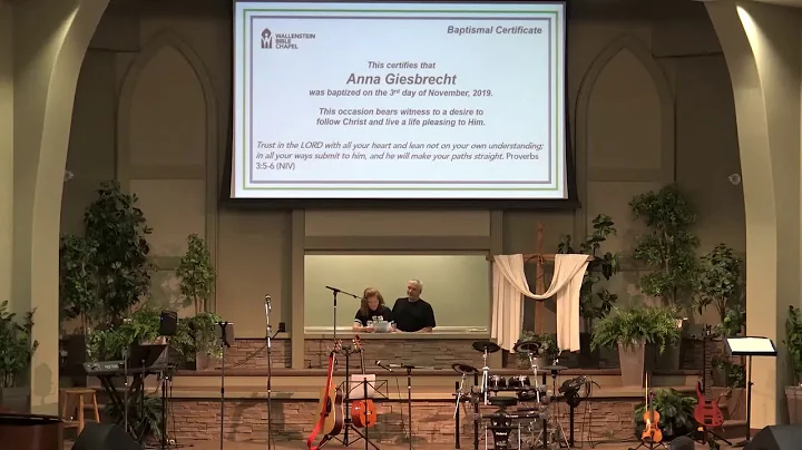 Anna Giesbrecht Baptism | WBC