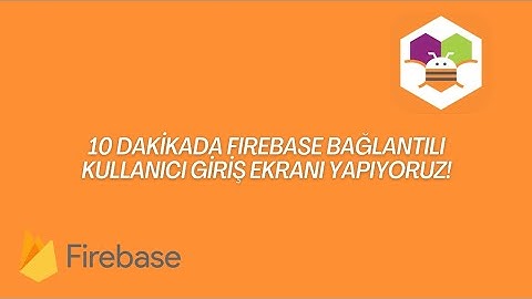 MIT APP Inventor ile Firebase Bağlantılı Kullanıcı Giriş Ekranı Yapıyoruz! #mitappinventor #firebase
