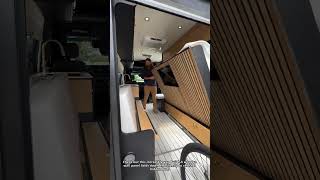 Amazing Fold Down Murphy Bed In A Camper Van